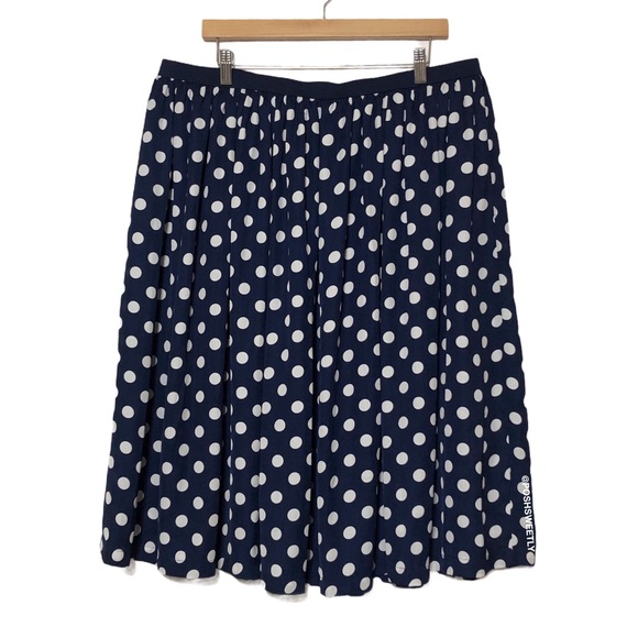 Society Dresses & Skirts - Victorious by Society Polka Dot Pleated Skirt